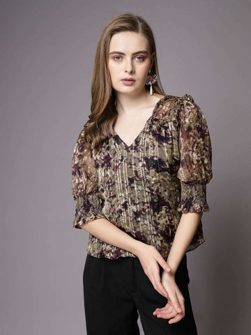 Shop Women Printed Top Online.