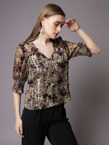 Shop Women Printed Top Online.