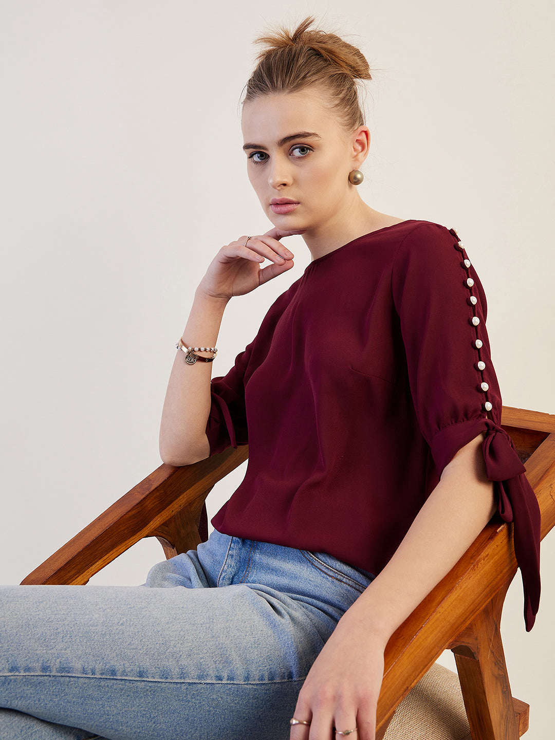 Shop Women Solid Top Online.