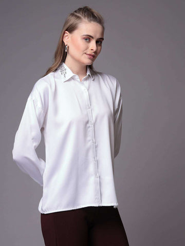 Shop Women Solid Shirt Online.