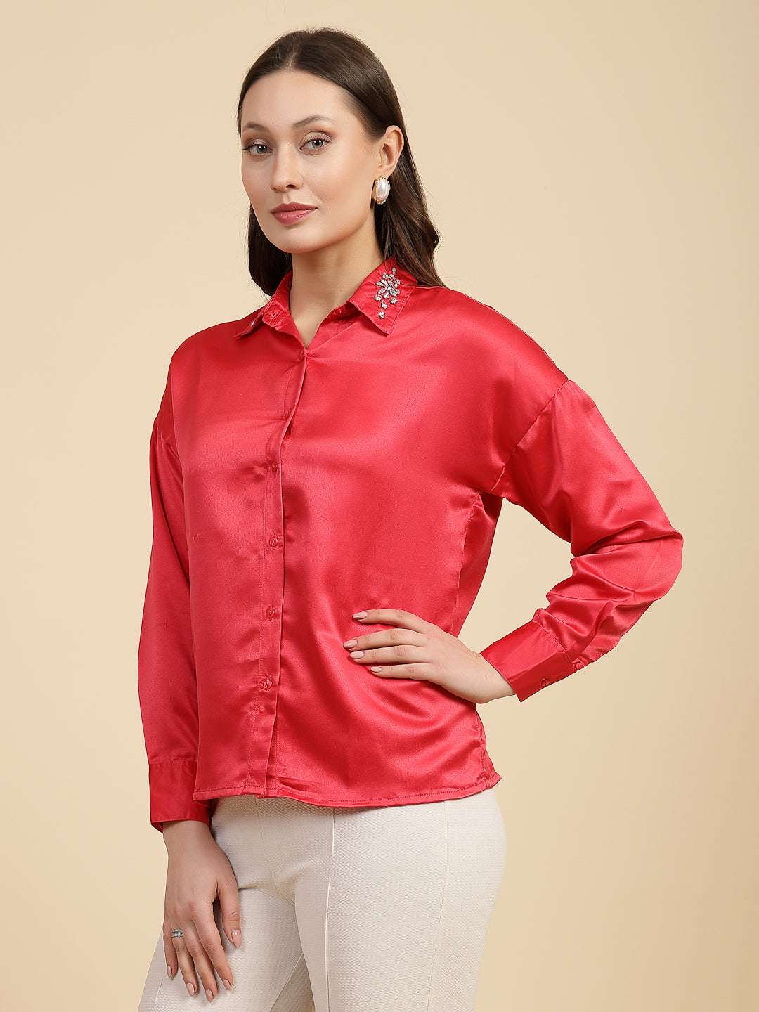 Shop Women Solid Shirt Online.