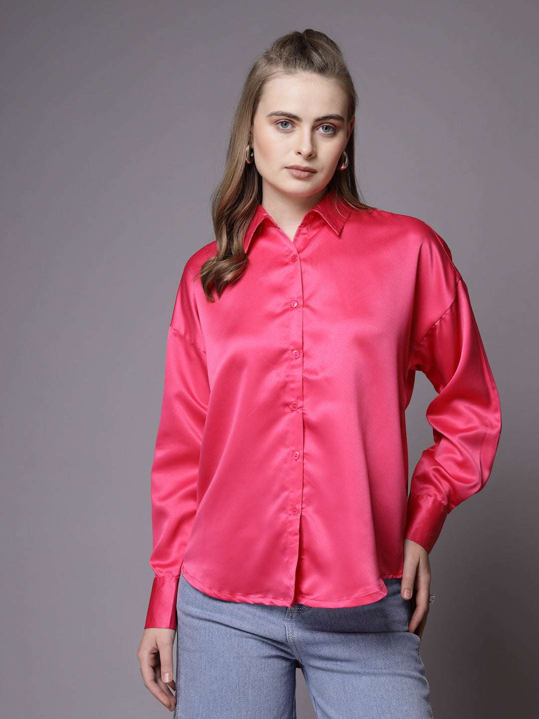 Shop Women Solid Shirt Online.