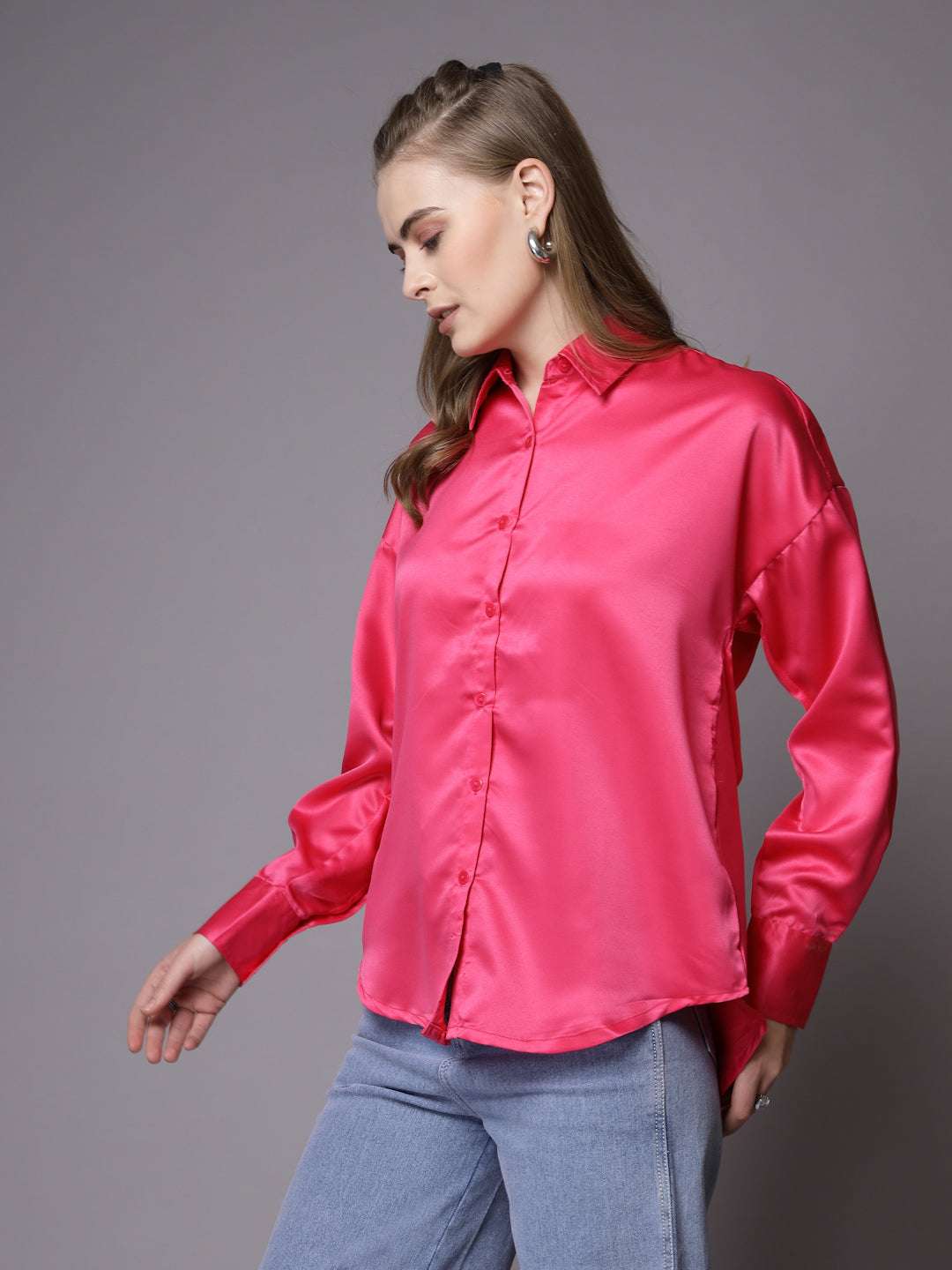 Shop Women Solid Shirt Online.