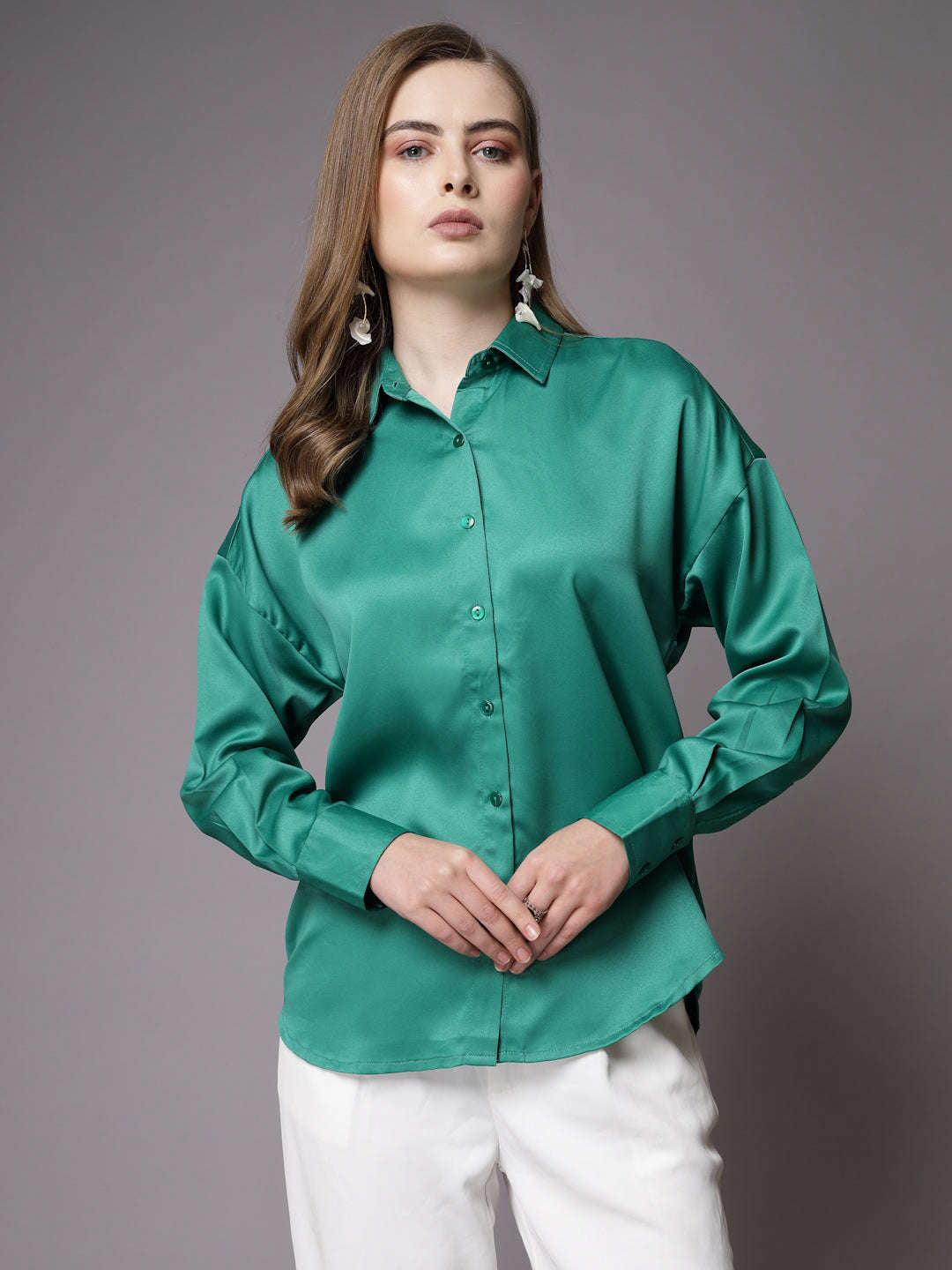 Shop Women Solid Shirt Online.