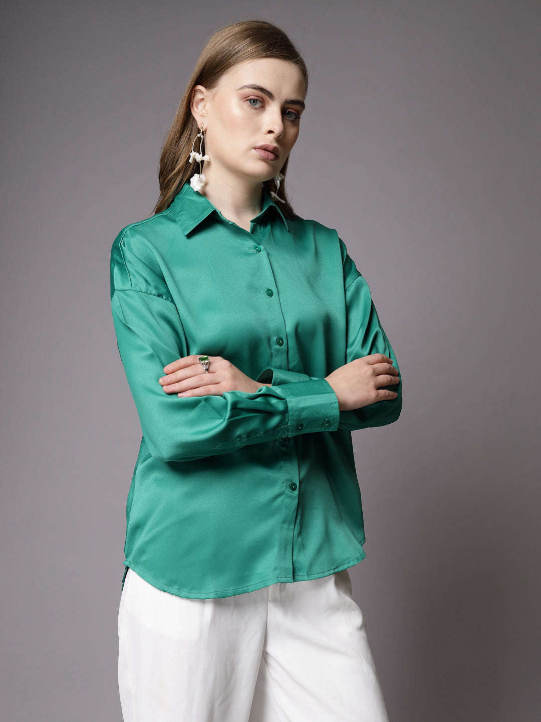 Shop Women Solid Shirt Online.