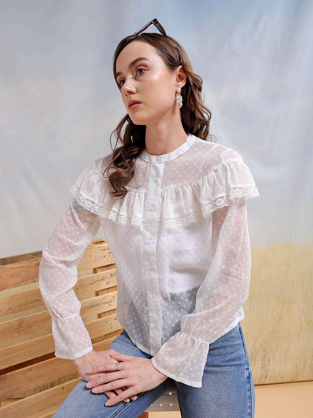 Shop Women Solid Shirt Online.