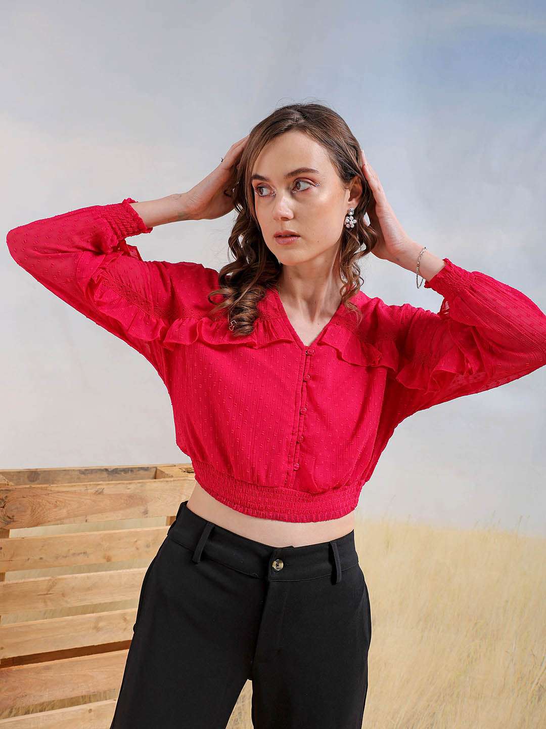 Shop Women Solid Top Online.