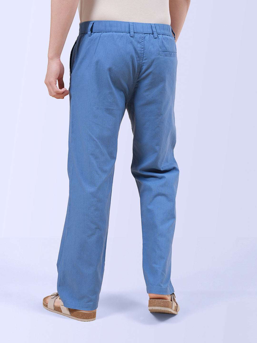 Shop Men Solid Trouser Online.