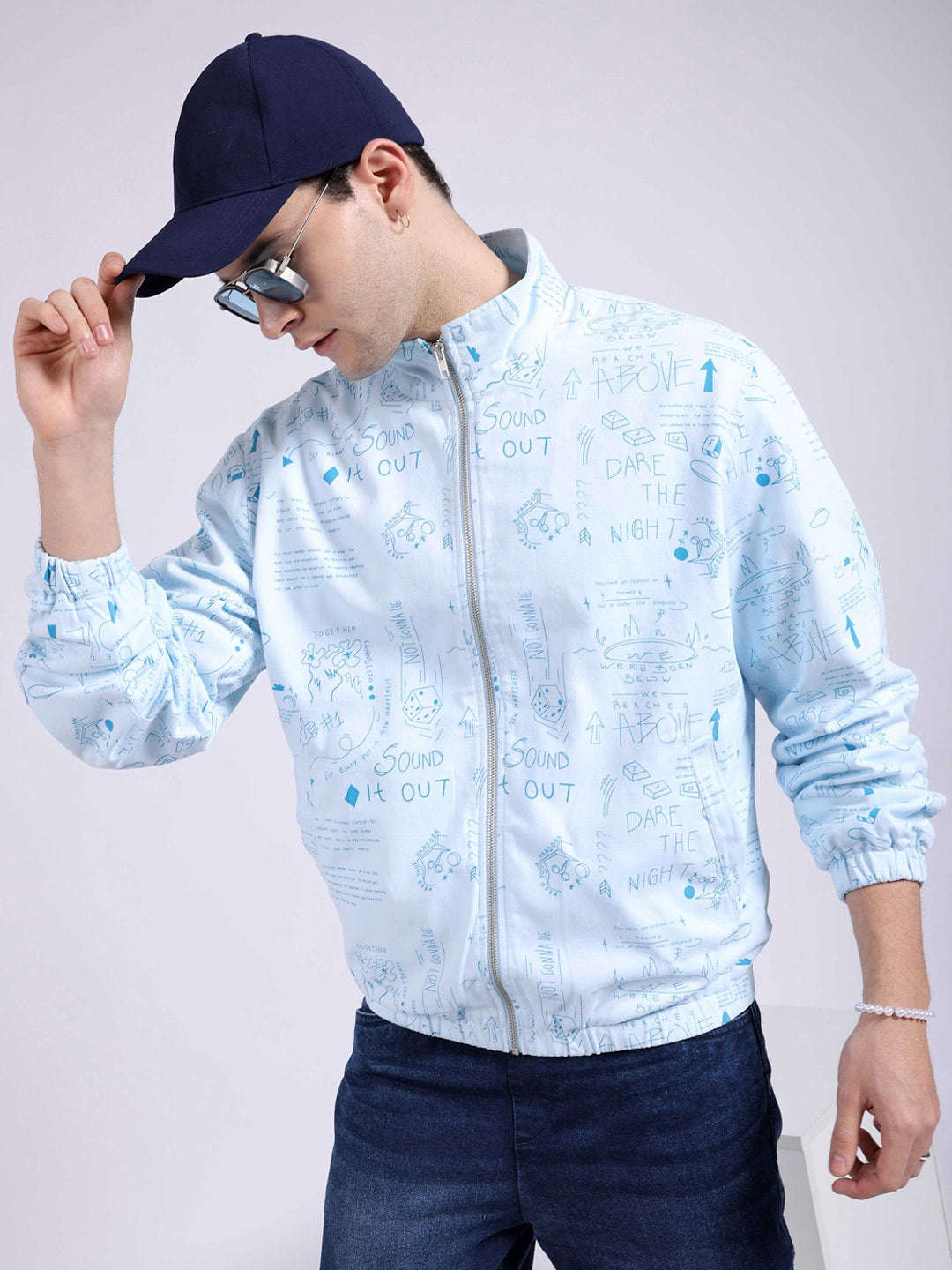 Shop Men Printed Jacket Online.