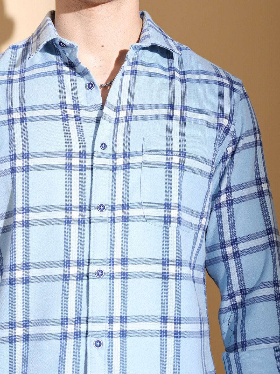 Shop Men Checked Shirt Online.