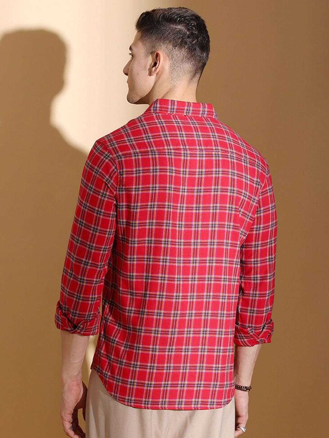 Shop Men Checked Shirt Online.