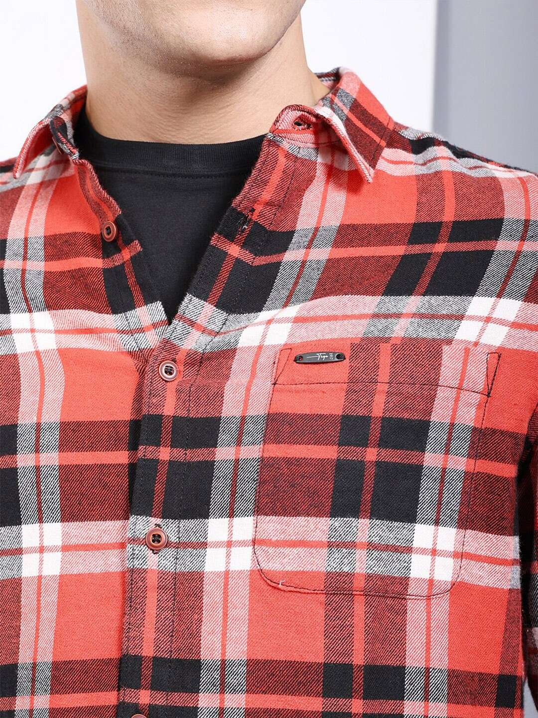 Shop Men Checked Shirt Online.