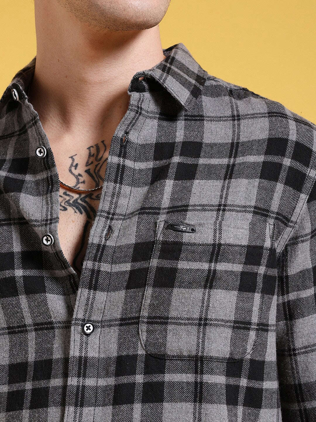 Shop Men Checked Shirt Online.