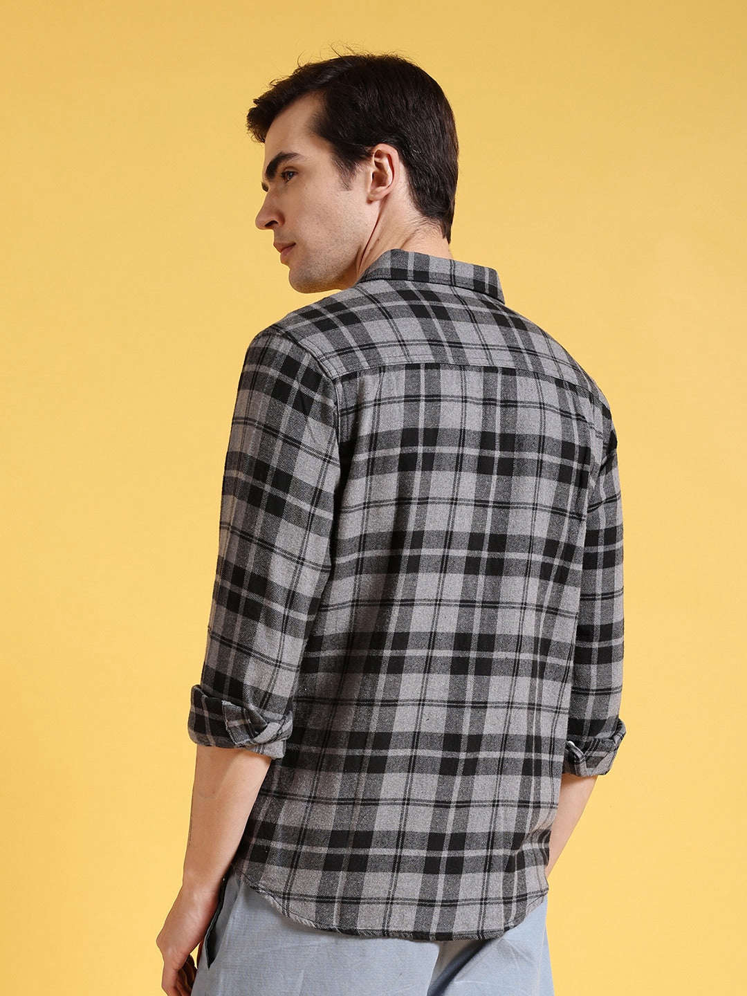 Shop Men Checked Shirt Online.