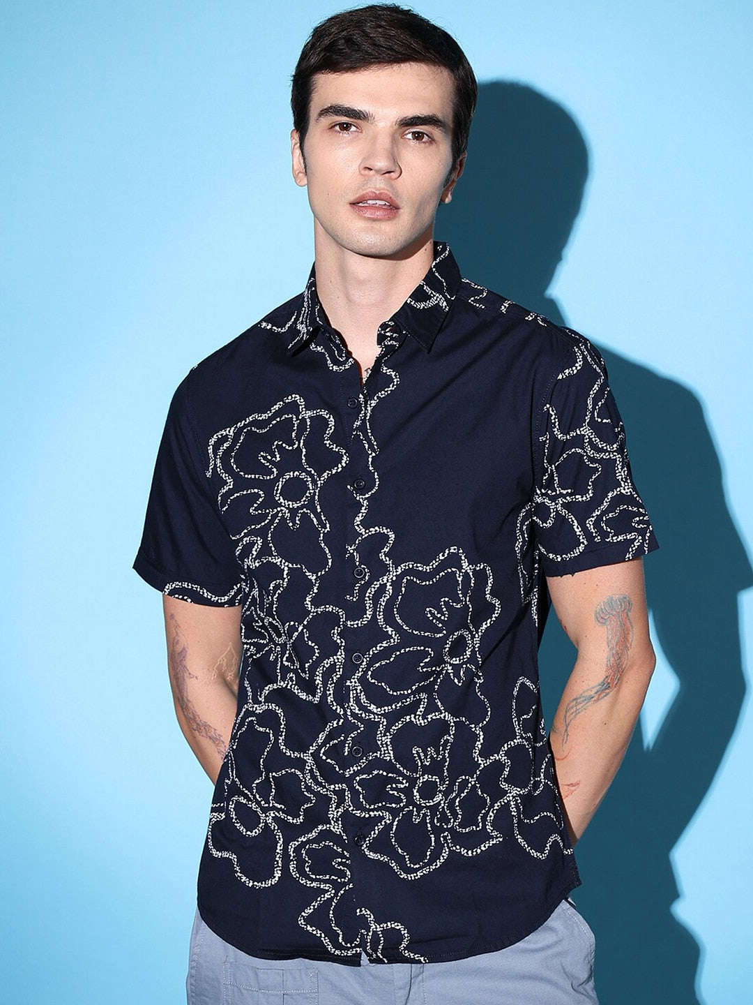 Shop Men Printed Shirt Online.