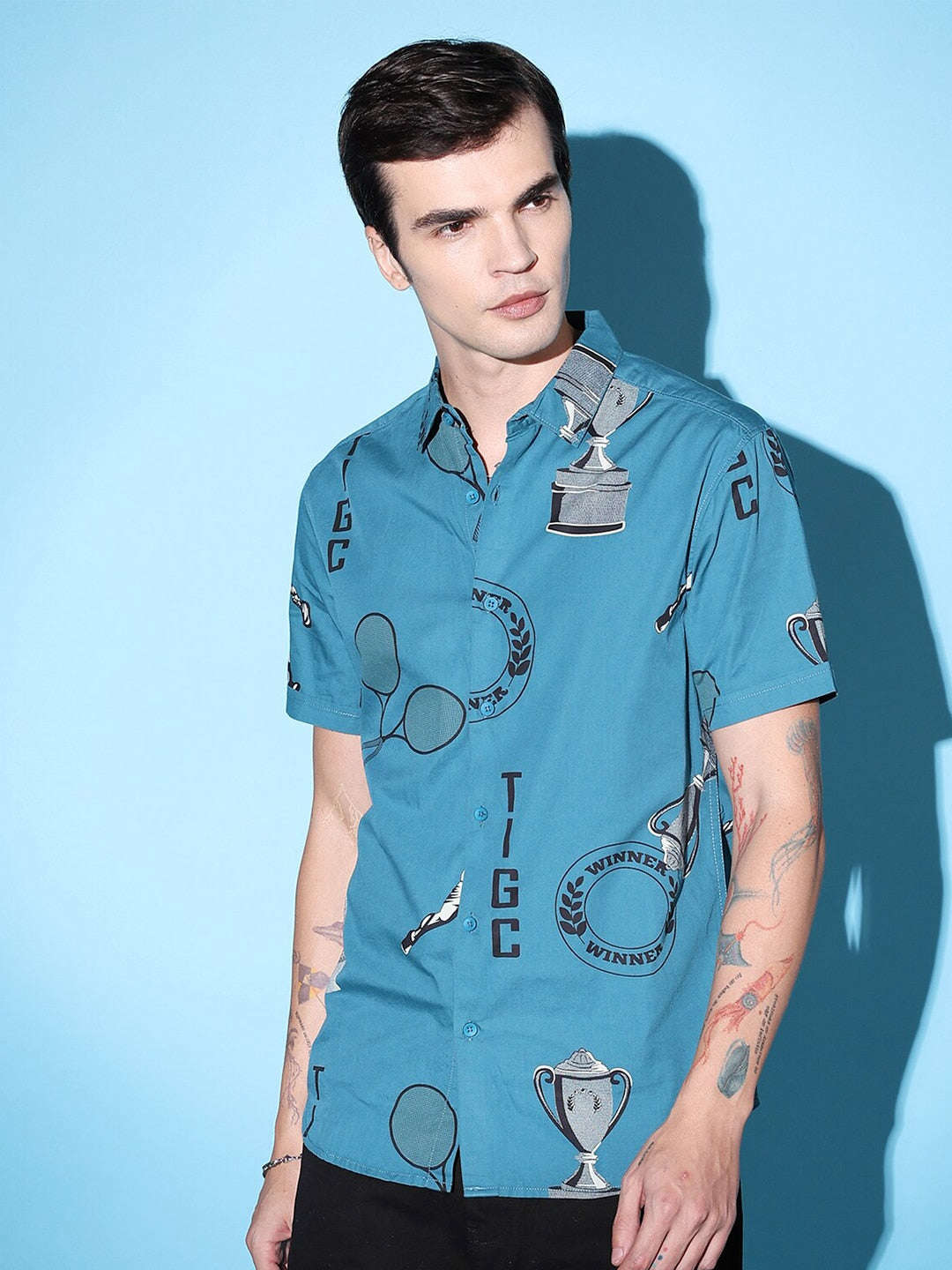 Shop Men Printed Shirt Online.