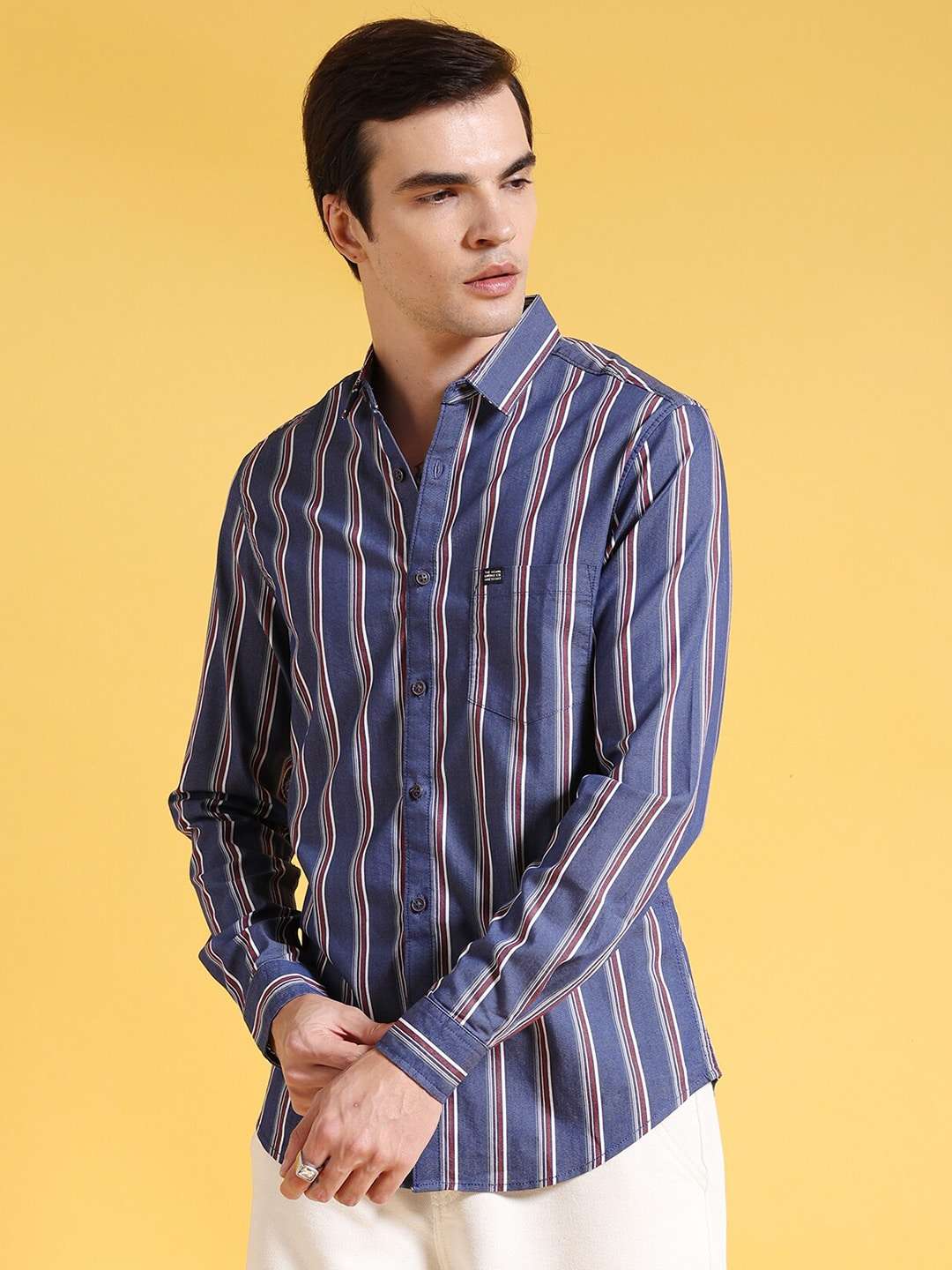 Shop Men Striped Shirt Online.