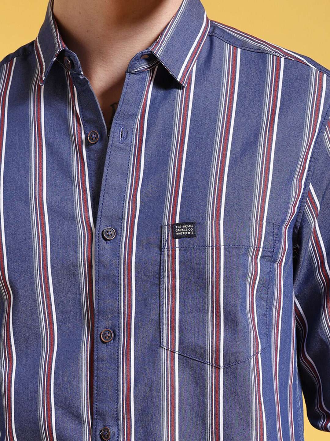 Shop Men Striped Shirt Online.