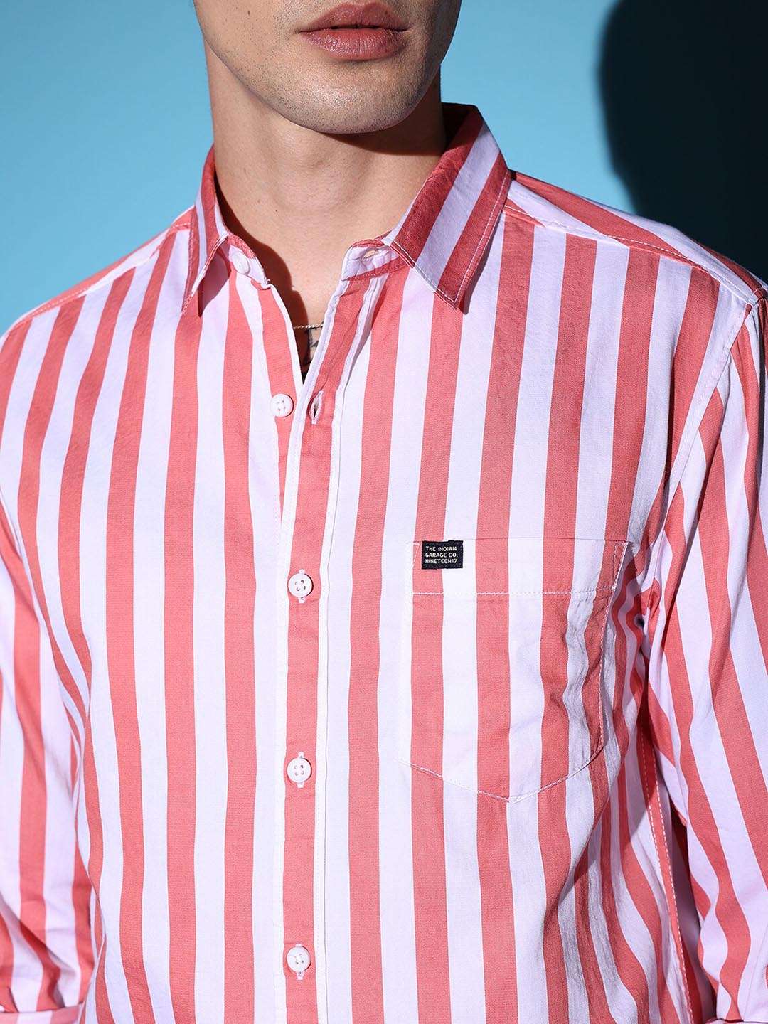 Shop Men Striped Shirt Online.