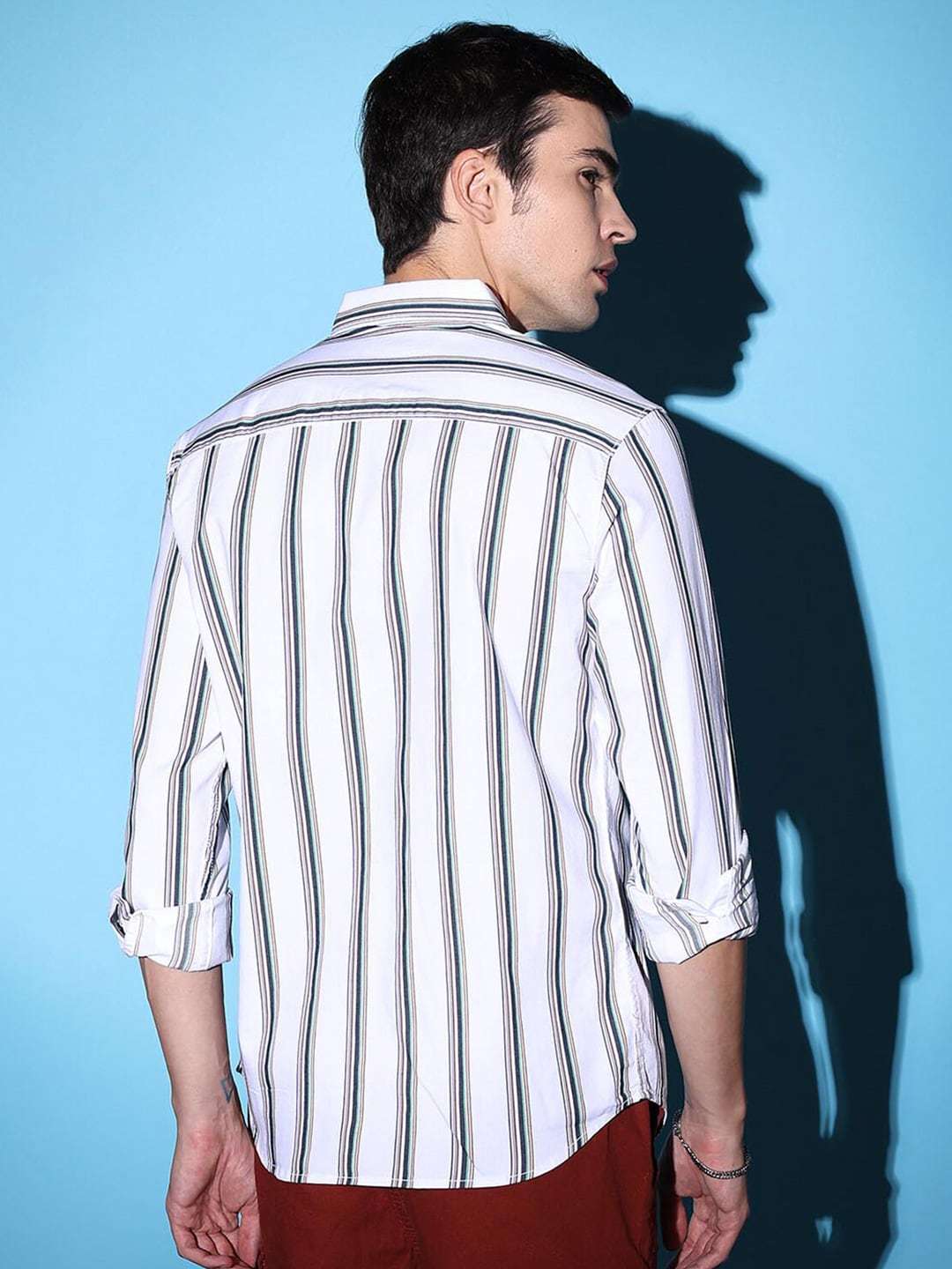 Shop Men Striped Shirt Online.