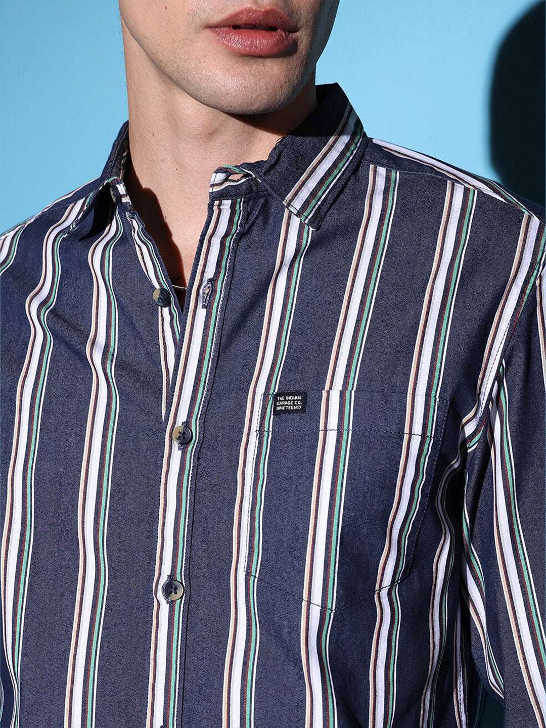 Shop Men Striped Shirt Online.