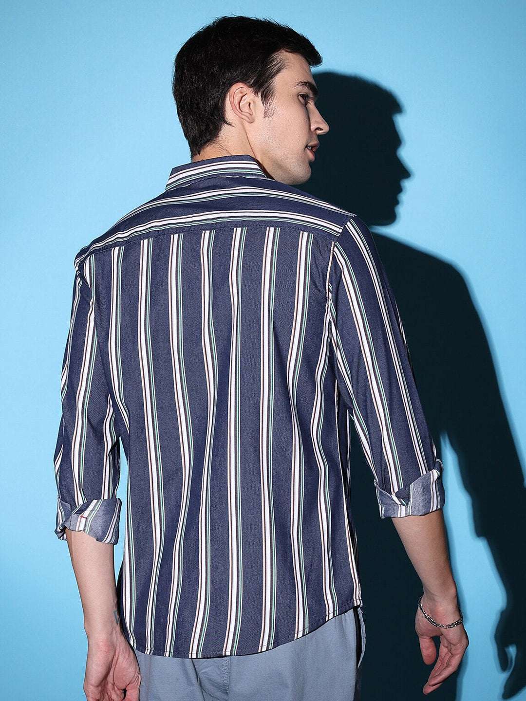 Shop Men Striped Shirt Online.