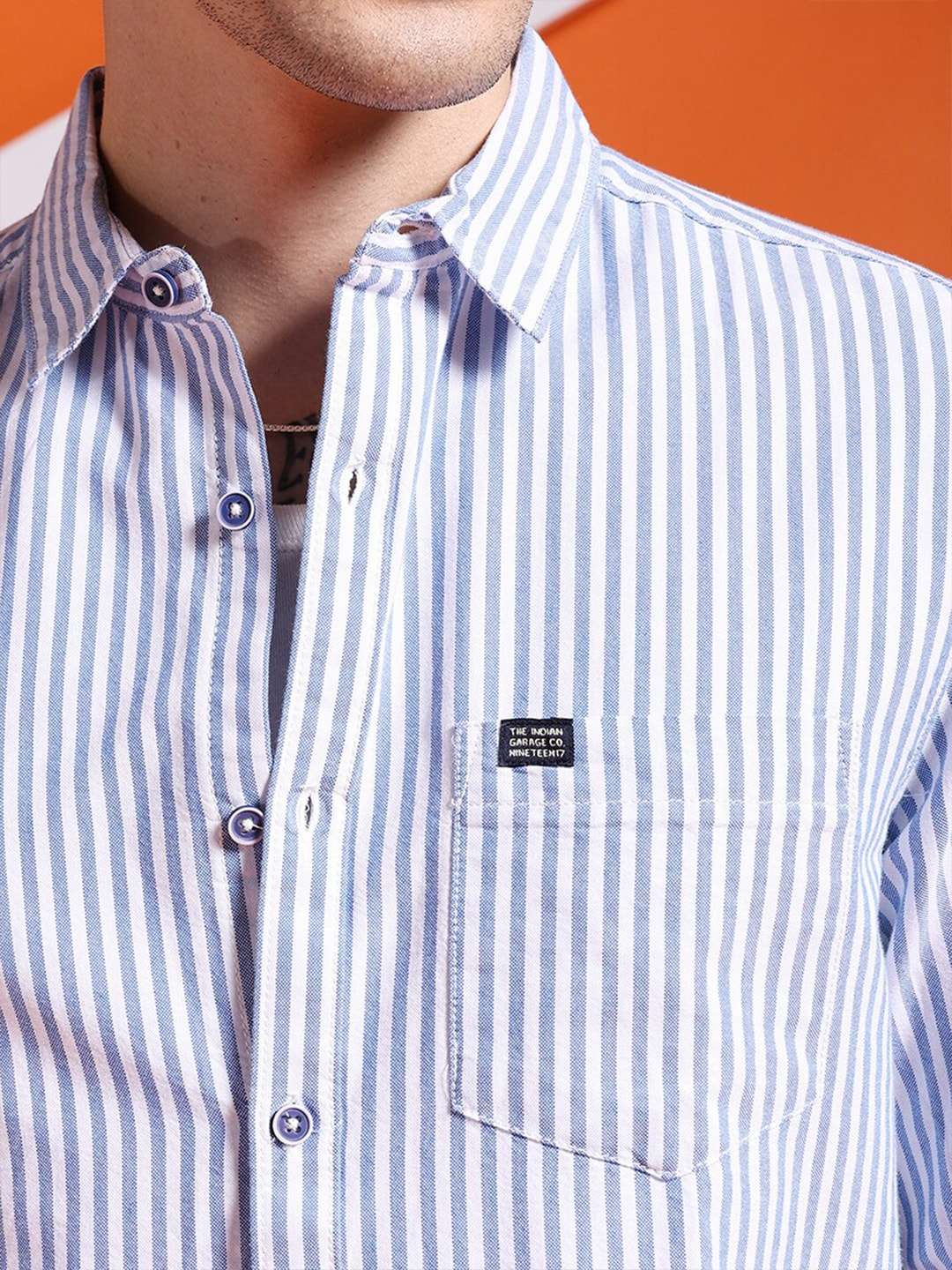 Shop Men Striped Shirt Online.