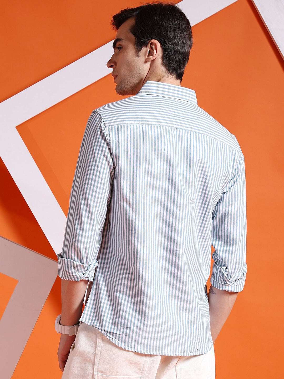 Shop Men Striped Shirt Online.