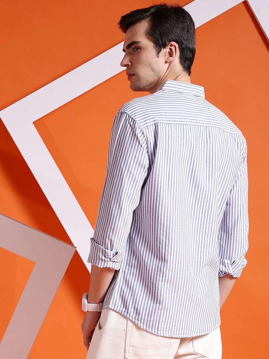 Shop Men Striped Shirt Online.