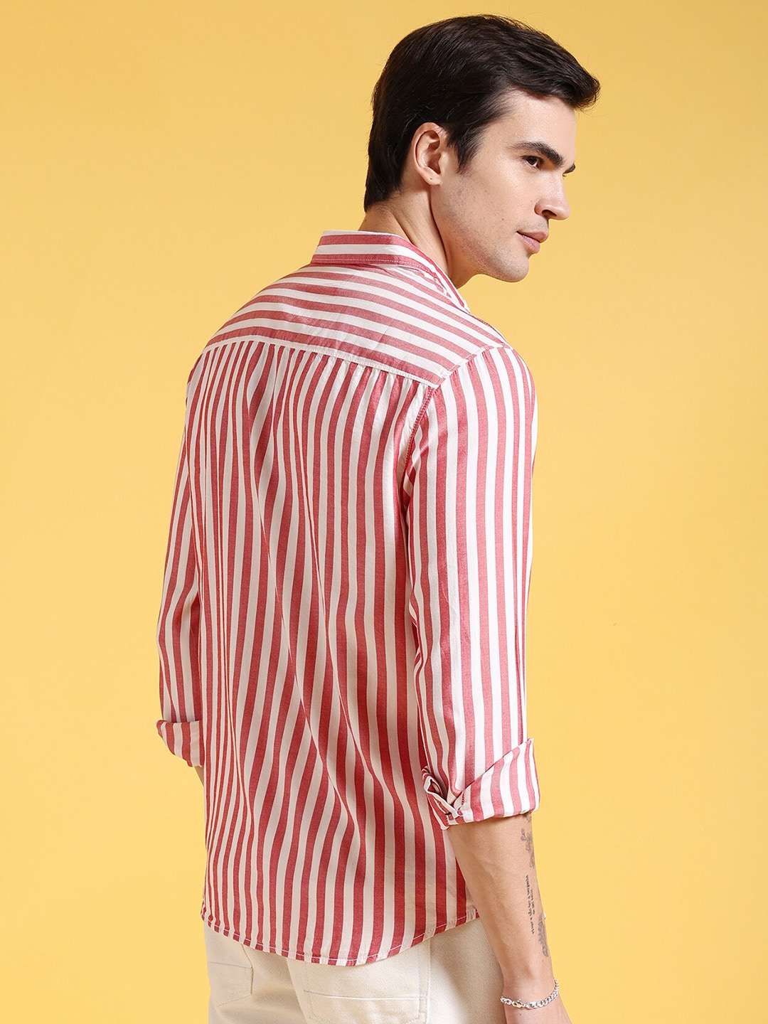 Shop Men Striped Shirt Online.