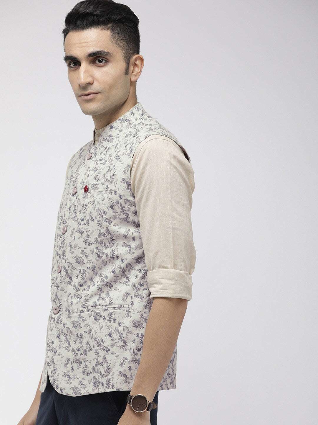 Shop Men Nehru Waistcoat Online.