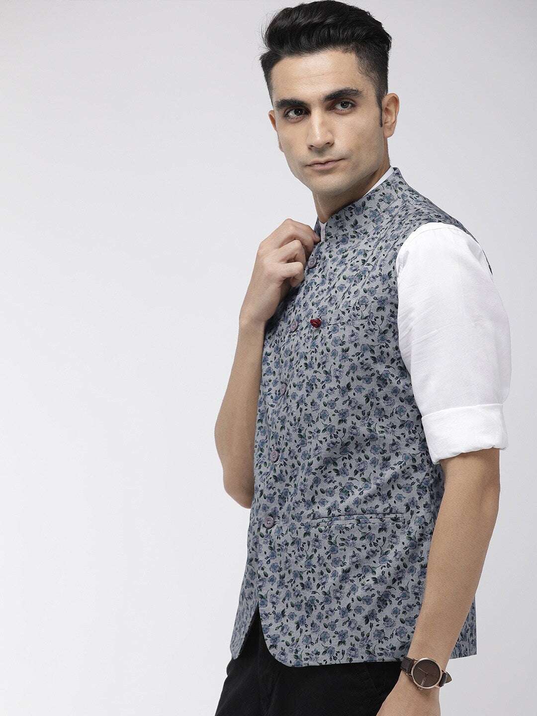 Shop Men Nehru Waistcoat Online.