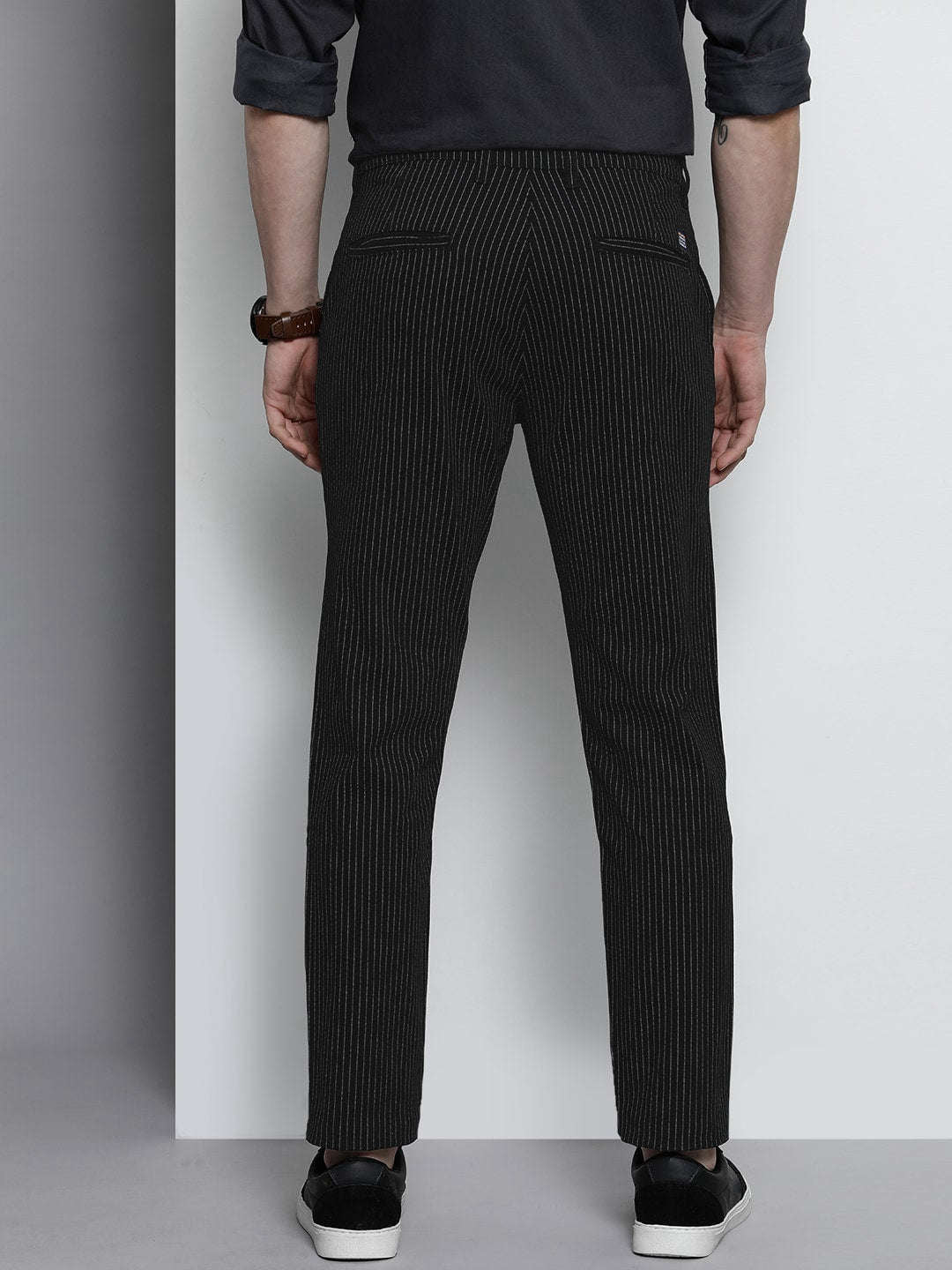 Shop Men Striped Chino Online.