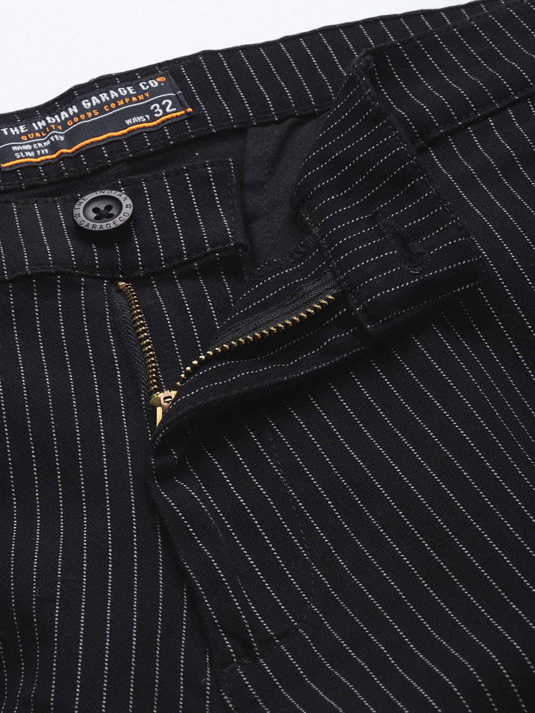 Shop Men Striped Chino Online.