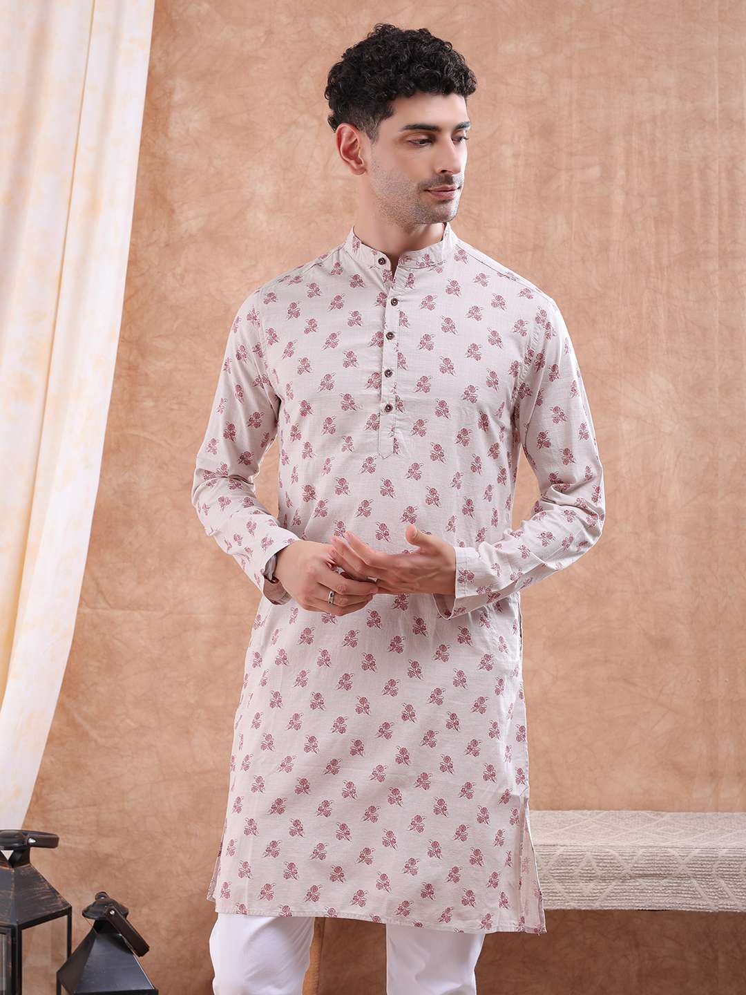 Shop Men Printed Kurta Online.