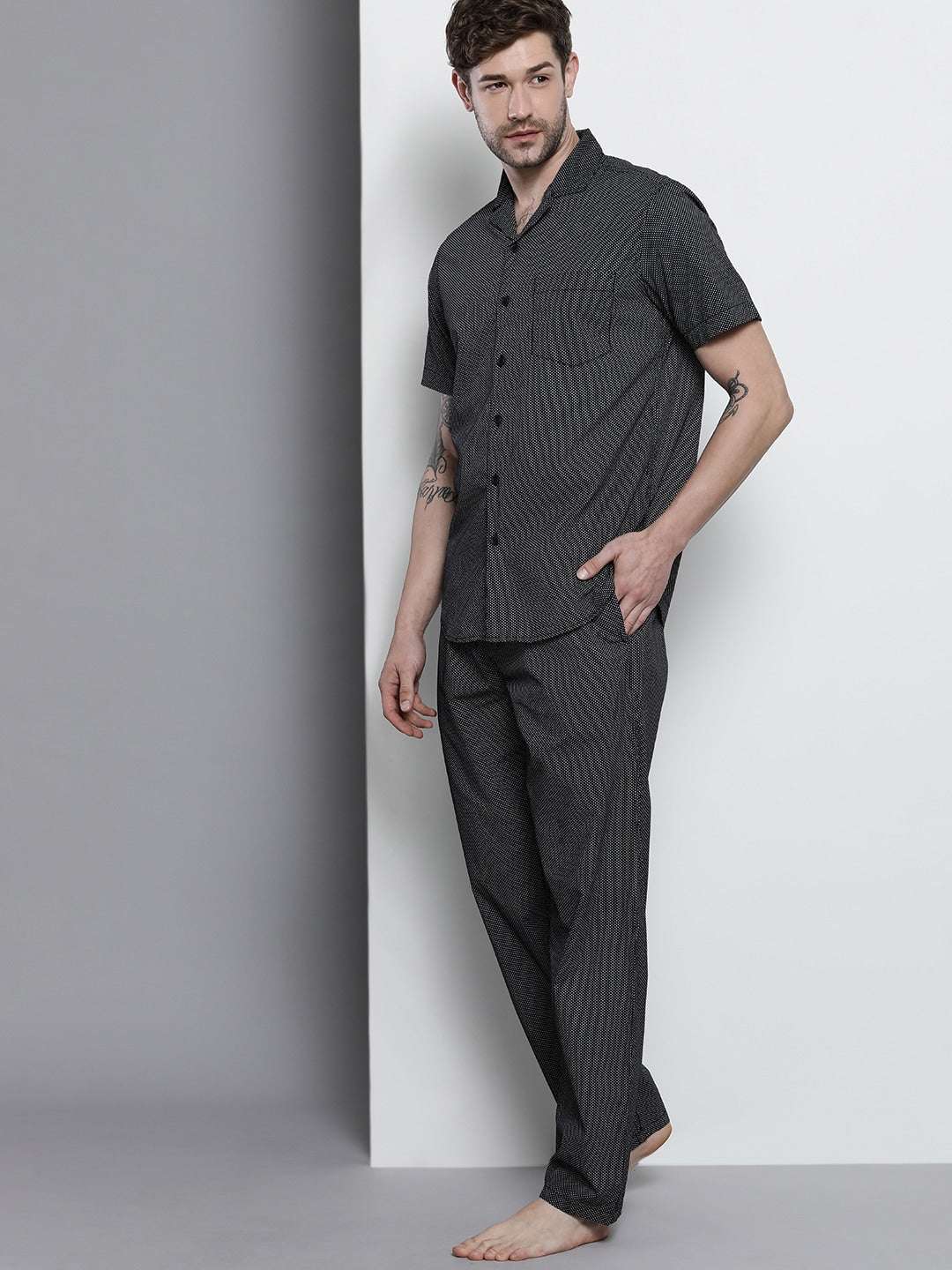 Shop Men Lounge Pants Night Set Online.