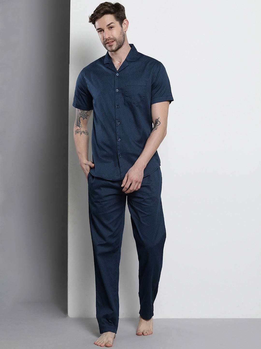 Shop Men Lounge Pants Night Set Online.