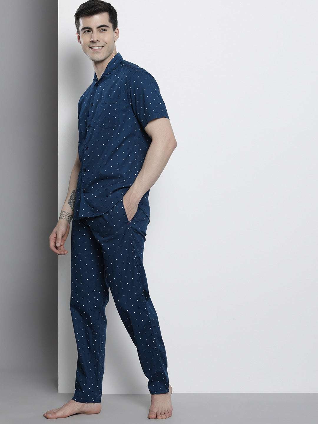 Shop Men Lounge Pants Night Set Online.