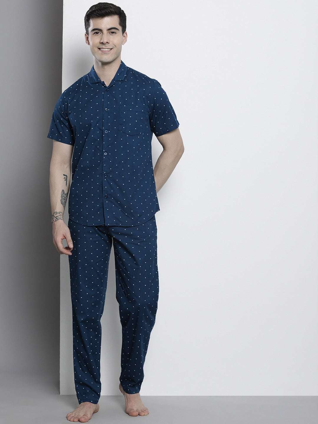 Shop Men Lounge Pants Night Set Online.