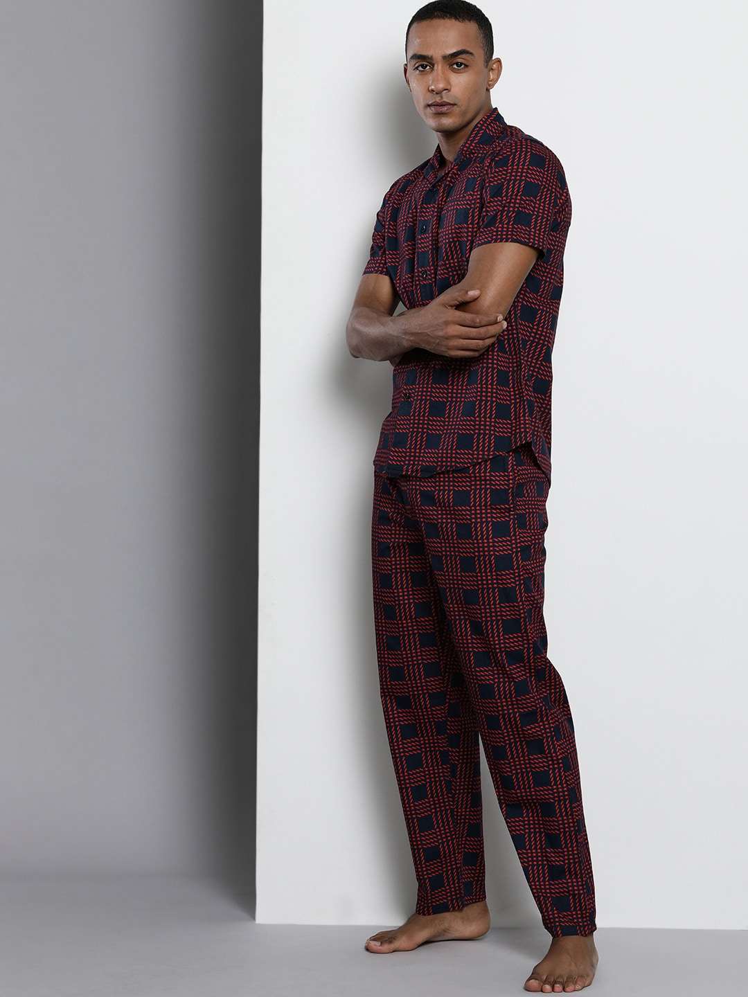 Shop Men Lounge Pants Night Set Online.