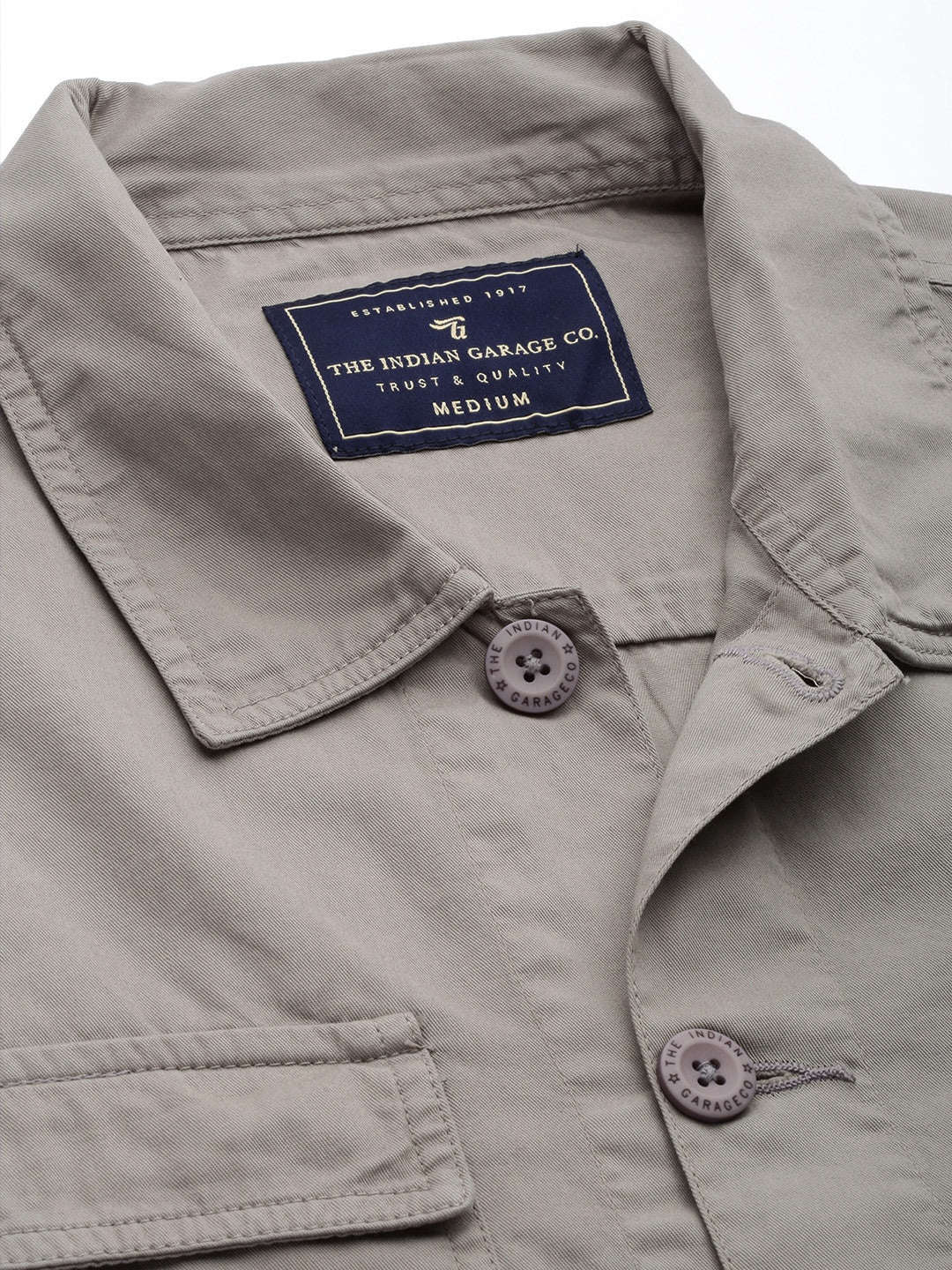 Shop Men Solid Overshirt Online.