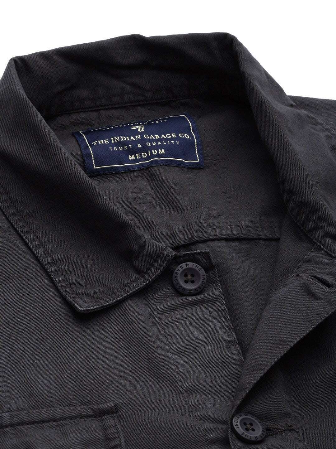 Shop Men Solid Overshirt Online.