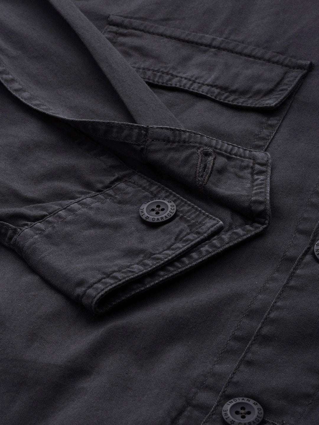 Shop Men Solid Overshirt Online.