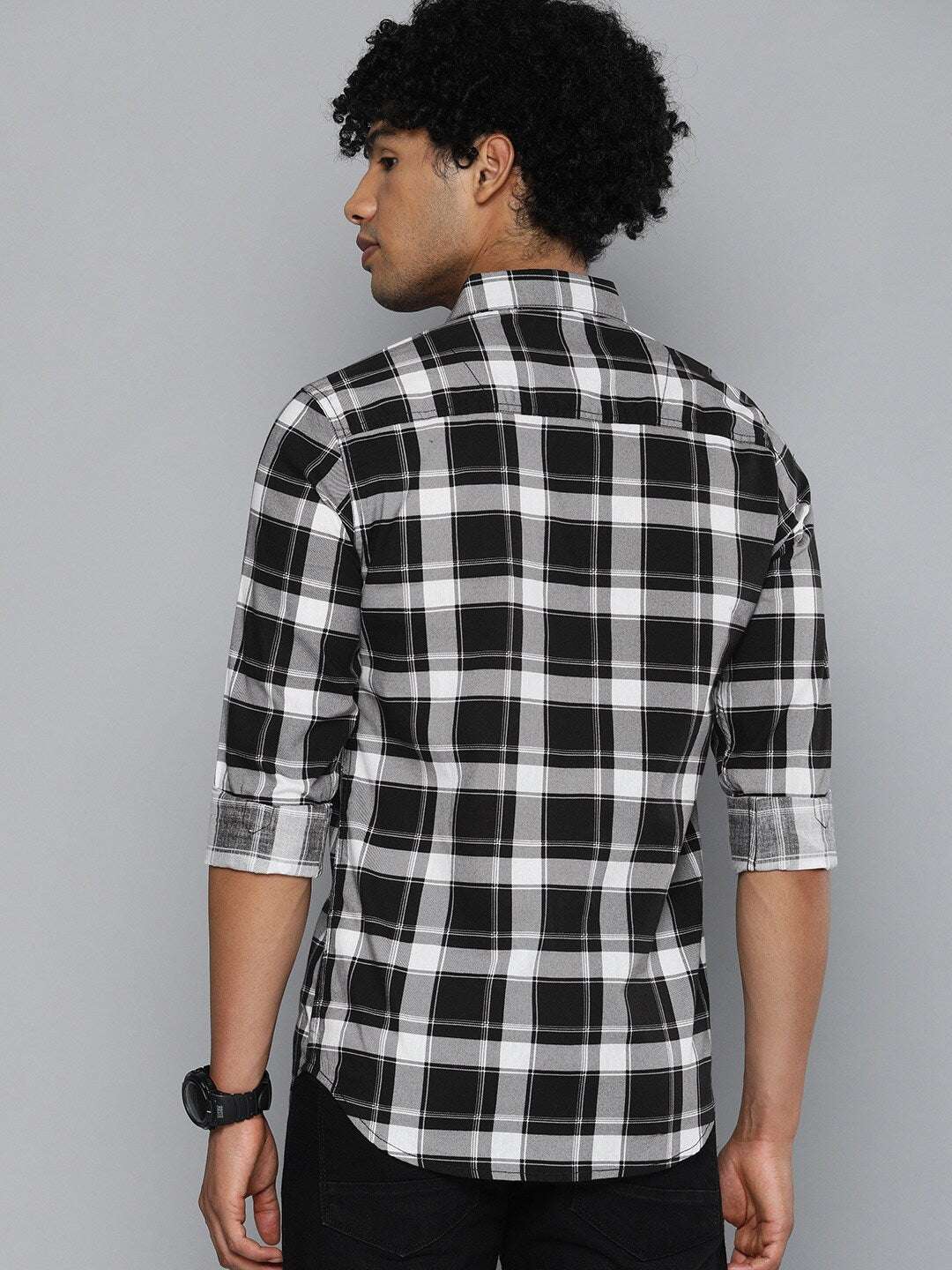 Shop Men Casual Check Shirt Online.