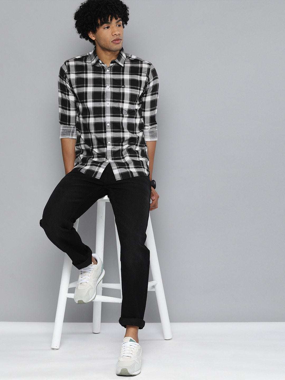 Shop Men Casual Check Shirt Online.