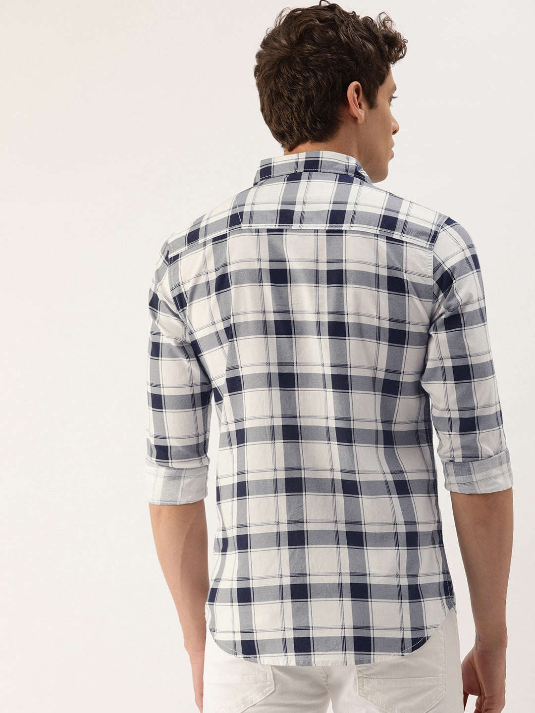 Shop Men Checked Shirt Online.