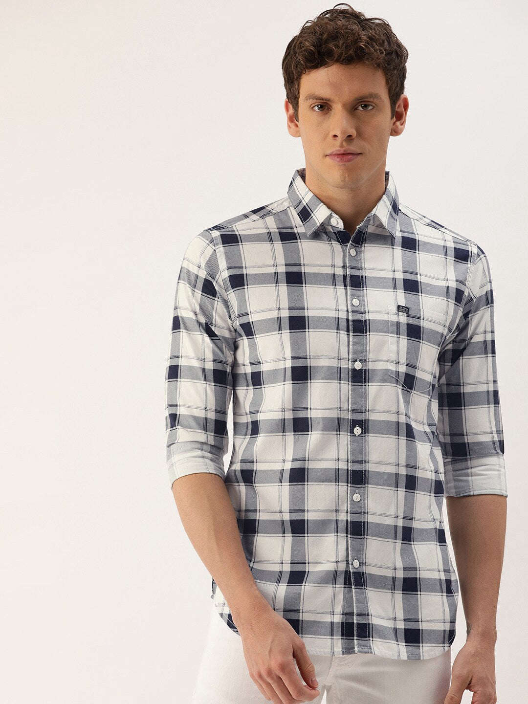 Shop Men Checked Shirt Online.