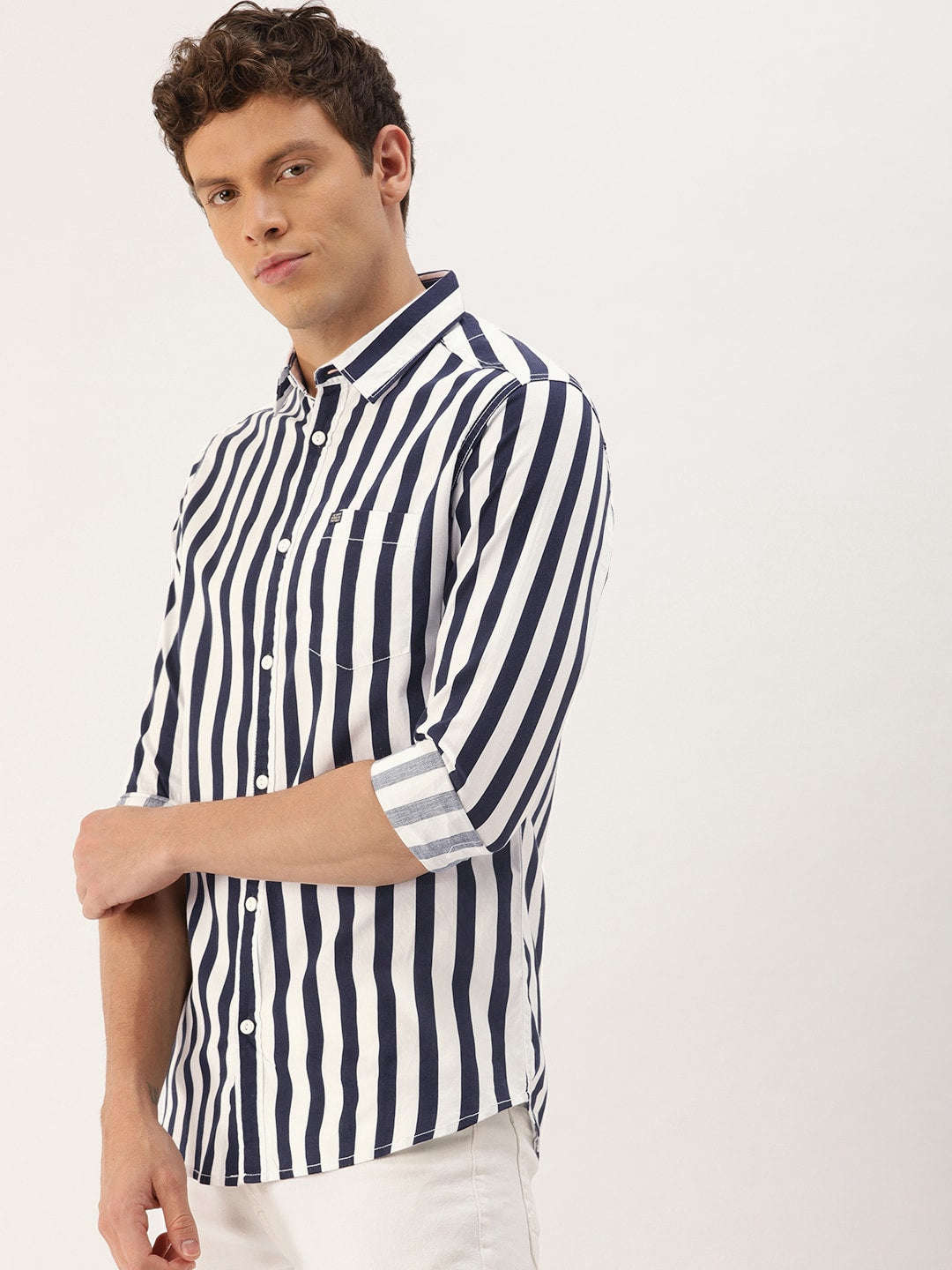 Shop Men Striped Shirt Online.