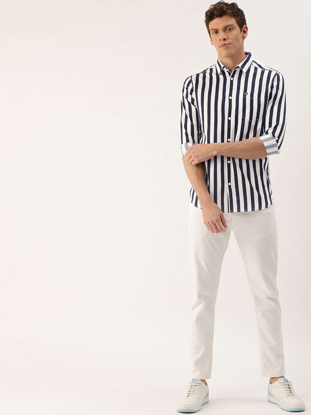 Shop Men Striped Shirt Online.