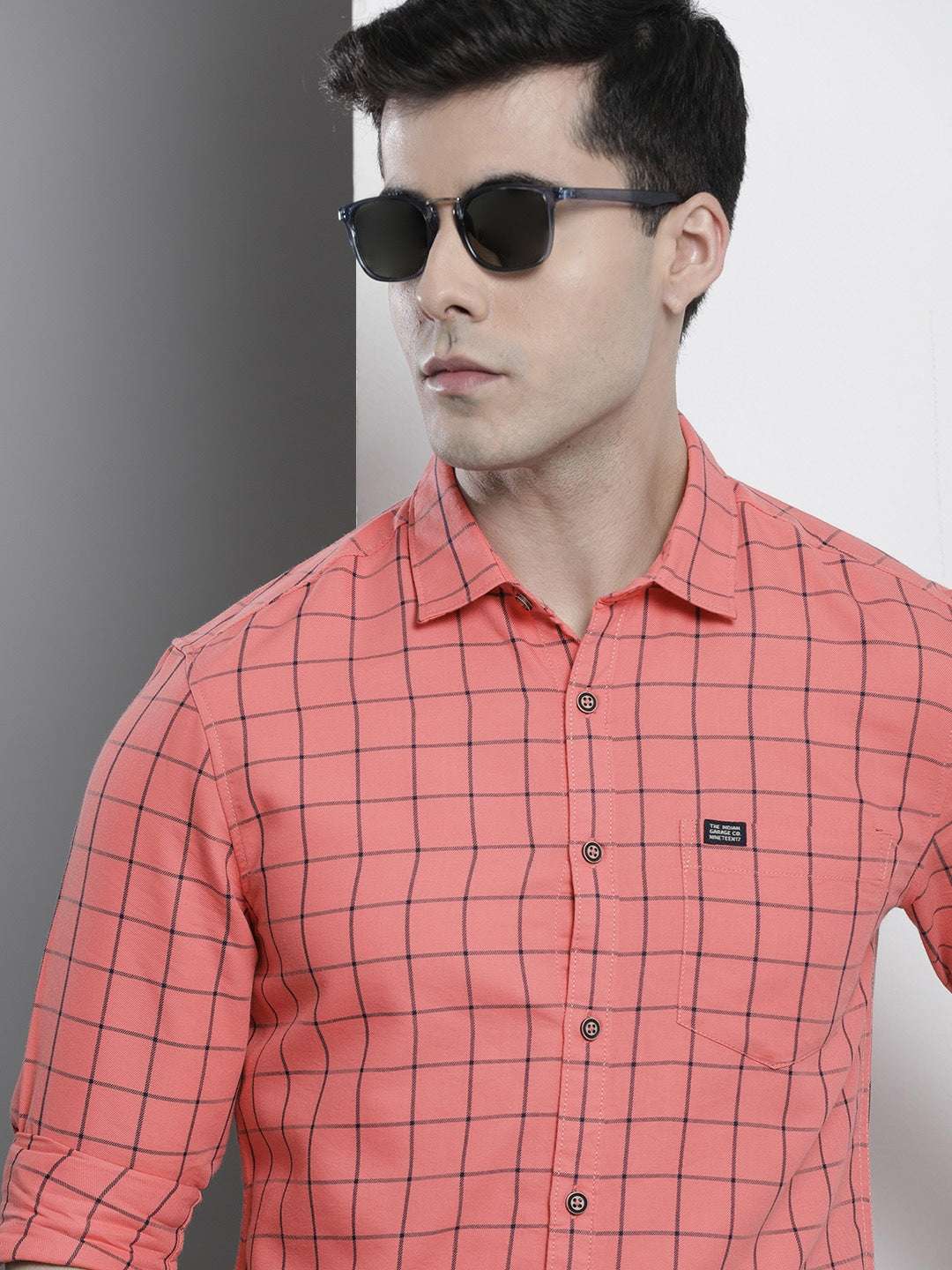 Shop Men Casual Check Shirt Online.